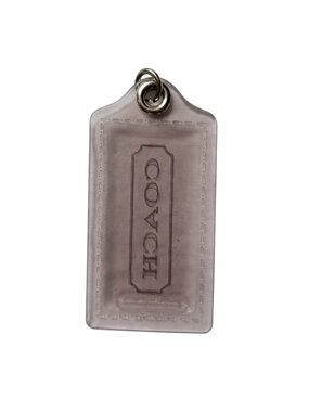 Coach Poppy Clear Tag